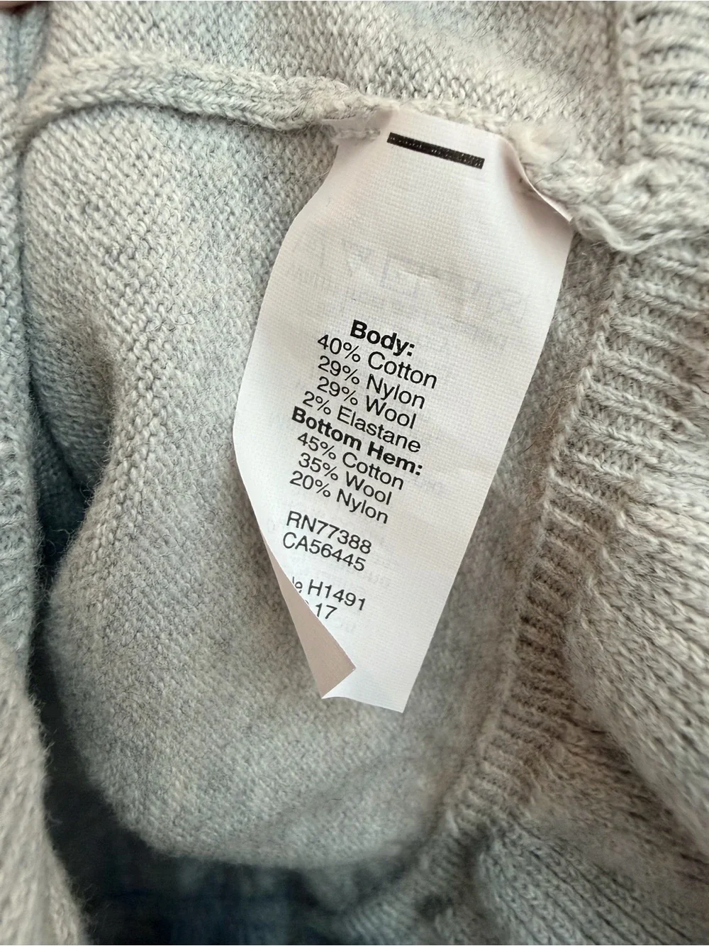 J. Crew Women’s Gray Chic Wool Blume Midi Stretch Skirt With Ruffle Size 14